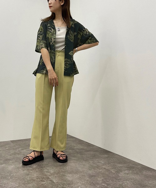 apres jour mignon（アプレジュールミニョン）の「アロハシャツ【ZOZOTOWN限定アイテム】（シャツ/ブラウス・レディース・アイボリー/ブラック/ネイビー・フリー/X-LARGE）」の20枚目の写真