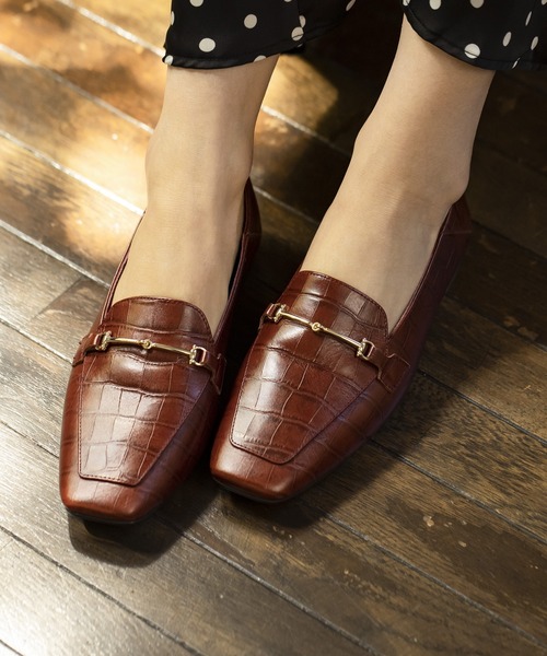 [trippen] Once ブラウン ローファー （22.5〜23）⭐︎美品☆ テーン tehen 高みえきれいめローファー TN1792(23.0 BLACK/C