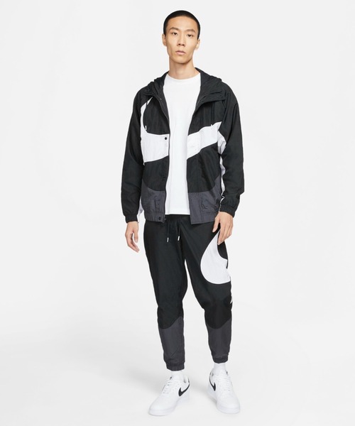 NIKE（ナイキ）の「AS M NSW SWOOSH WVN LND JKT　DD5968-010（パーカー・メンズ・ブラック×ホワイト・MEDIUM/LARGE/X-LARGE/SMALL/XX-LARGE）」の9枚目の写真
