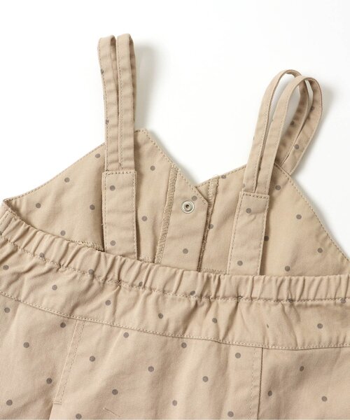 apres les cours(アプレレクール)の「/Vカットフロントボタンジャンパースカート(ジャンパースカート・キッズ・ブラウン/ドット・80/90/100/110/120/130/140)」の11枚目の写真