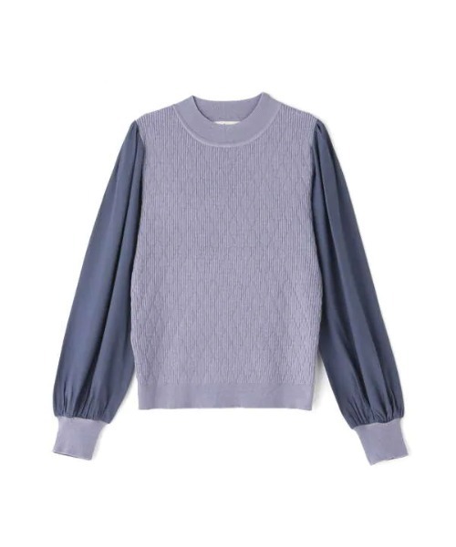 N.（N. Natural Beauty Basic）（エヌエヌナチュラルビューティーベーシック）の「◆シアースリーブニット（ニット/セーター・レディース・オフホワイト/ブルー/ブラック・MEDIUM）」の17枚目の写真