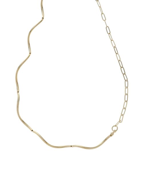 EVRIS（エヴリス）の「ASYMMETRY LONG ネックレス（ネックレス・レディース・シルバー/ゴールド・FREE）」の5枚目の写真