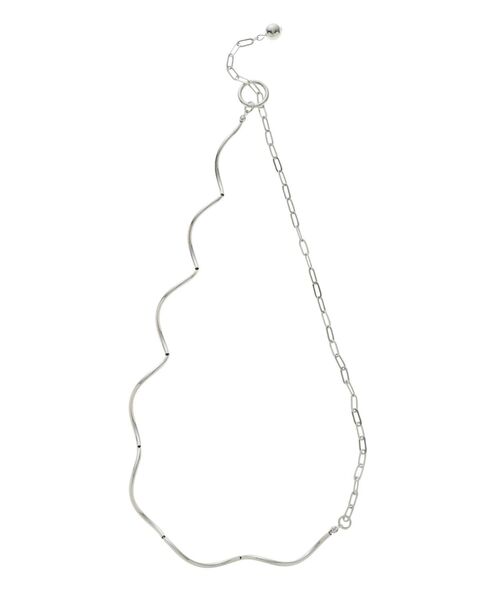 EVRIS（エヴリス）の「ASYMMETRY LONG ネックレス（ネックレス・レディース・シルバー/ゴールド・FREE）」の8枚目の写真