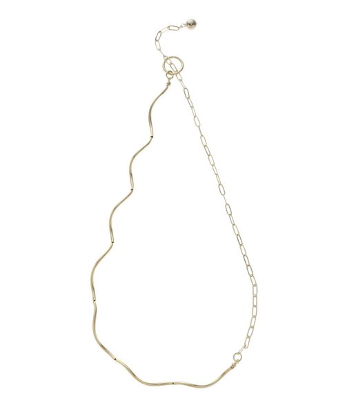 EVRIS（エヴリス）の「ASYMMETRY LONG ネックレス（ネックレス・レディース・シルバー/ゴールド・FREE）」の9枚目の写真