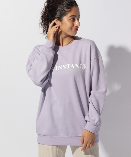BAYFLOW(ベイフロー)の「ロゴクルースウェット(Tシャツ/カットソー・レディース・ホワイト/ベージュ/パープル/ネイビー・FREE)」の10枚目の写真