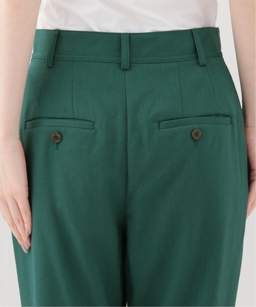 SLOBE IENA（スローブイエナ）の「フロントスリットテーパードパンツ【手洗い可能】◆（その他パンツ・レディース・チャコールグレー/ベージュ/グリーン・38/36）」の8枚目の写真