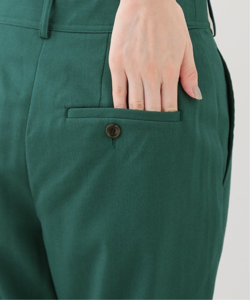 SLOBE IENA（スローブイエナ）の「フロントスリットテーパードパンツ【手洗い可能】◆（その他パンツ・レディース・チャコールグレー/ベージュ/グリーン・38/36）」の16枚目の写真