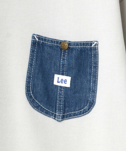 Lee(リー)の「Lee/リー デニムポケット ワンポイント ピスネームロゴ スウェット レディース メンズ トレーナー(スウェット・メンズ・ライトグレー/ブラック/ベージュ/ブルー・S/M/L/XL)」の12枚目の写真
