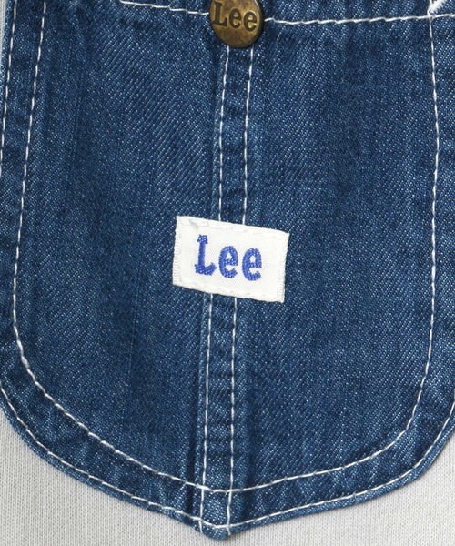 Lee(リー)の「Lee/リー デニムポケット ワンポイント ピスネームロゴ スウェット レディース メンズ トレーナー(スウェット・メンズ・ライトグレー/ブラック/ベージュ/ブルー・S/M/L/XL)」の13枚目の写真