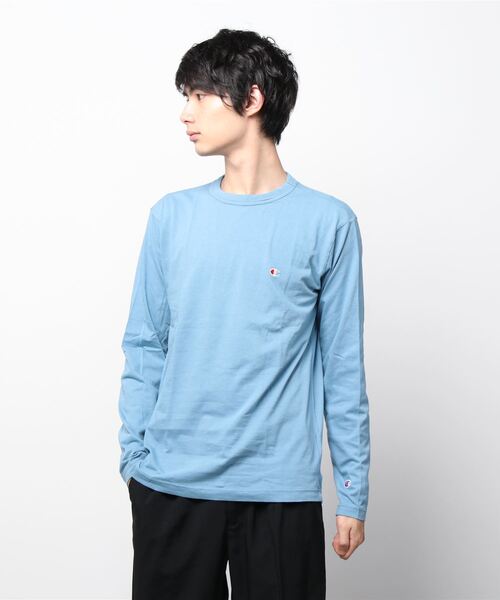 Champion(チャンピオン)の「チャンピオン LONG SLEEVE T-SHIRT_(Tシャツ/カットソー・メンズ・ブラック/ブルー/ホワイト/ネイビー・LL/M/L/S)」の4枚目の写真