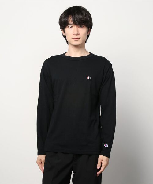 Champion(チャンピオン)の「チャンピオン LONG SLEEVE T-SHIRT_(Tシャツ/カットソー・メンズ・ブラック/ブルー/ホワイト/ネイビー・LL/M/L/S)」の3枚目の写真