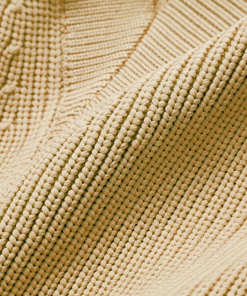 STUNNING LURE（スタニングルアー）の「オーバーニットベスト（ベスト・レディース・ライトグレー/ライトブラウン/ライトベージュ/ライトブルー・SMALL/MEDIUM）」の15枚目の写真