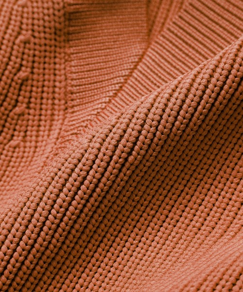 STUNNING LURE（スタニングルアー）の「オーバーニットベスト（ベスト・レディース・ライトグレー/ライトブラウン/ライトベージュ/ライトブルー・SMALL/MEDIUM）」の21枚目の写真