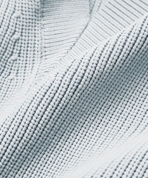 STUNNING LURE（スタニングルアー）の「オーバーニットベスト（ベスト・レディース・ライトグレー/ライトブラウン/ライトベージュ/ライトブルー・SMALL/MEDIUM）」の16枚目の写真