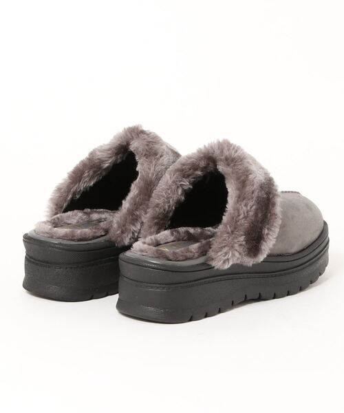 GeeRA(ジーラ)の「あったかボア付厚底ミュール(サンダル・レディース・ベージュ/レオパード/ブラック/グレー/ライトベージュ・LARGE/MEDIUM/X-LARGE/SMALL)」の10枚目の写真