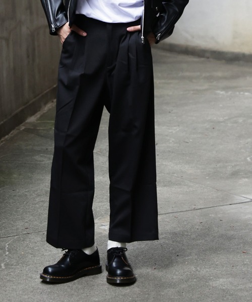 JACKROSE(ジャックローズ)の「JE-カット-ワイドスラックス(スラックス・メンズ・ブラック/ブラウン・M/L)」の17枚目の写真