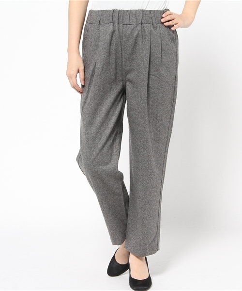 CIAOPANIC（チャオパニック）の「【Ciaopanic】ウール混タックイージーパンツ（その他パンツ・レディース・ライトベージュ/グレー/チャコールグレー・FREE）」の3枚目の写真