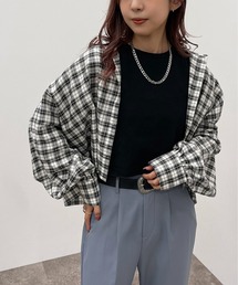 apres jour mignon | アソートショートチェックシャツ 【ZOZOTOWN限定アイテム】(シャツ/ブラウス)