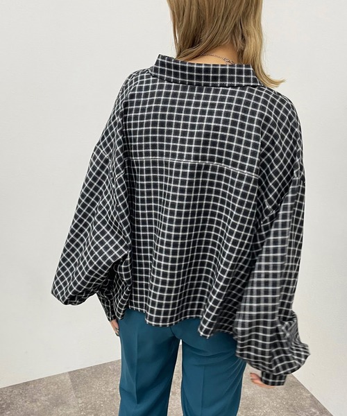 apres jour mignon（アプレジュールミニョン）の「アソートショートチェックシャツ 【ZOZOTOWN限定アイテム】（シャツ/ブラウス・レディース・マスタード/ブラック/グリーン系その他/ブラック系その他/グリーン/ブルー系その他・X-LARGE/フリー）」の10枚目の写真