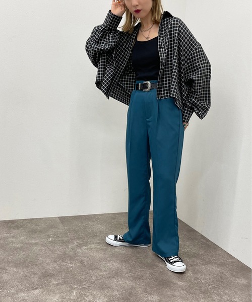 apres jour mignon（アプレジュールミニョン）の「アソートショートチェックシャツ 【ZOZOTOWN限定アイテム】（シャツ/ブラウス・レディース・マスタード/ブラック/グリーン系その他/ブラック系その他/グリーン/ブルー系その他・X-LARGE/フリー）」の12枚目の写真