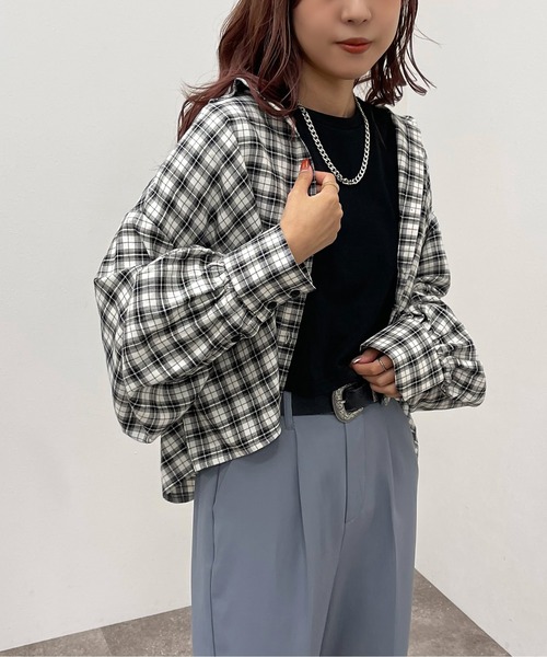 apres jour mignon（アプレジュールミニョン）の「アソートショートチェックシャツ 【ZOZOTOWN限定アイテム】（シャツ/ブラウス・レディース・マスタード/ブラック/グリーン系その他/ブラック系その他/グリーン/ブルー系その他・X-LARGE/フリー）」の17枚目の写真