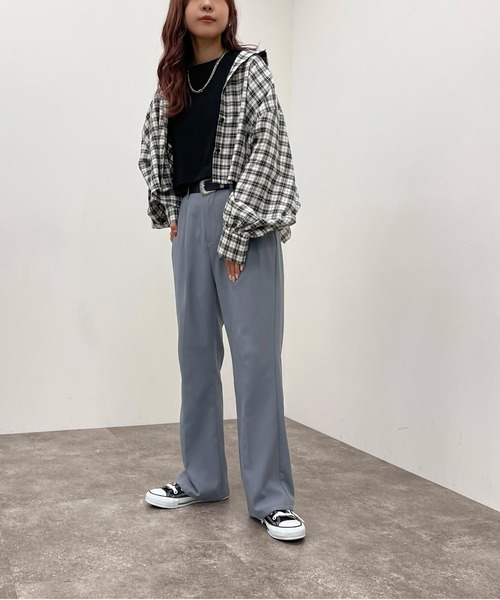 apres jour mignon（アプレジュールミニョン）の「アソートショートチェックシャツ 【ZOZOTOWN限定アイテム】（シャツ/ブラウス・レディース・マスタード/ブラック/グリーン系その他/ブラック系その他/グリーン/ブルー系その他・X-LARGE/フリー）」の20枚目の写真