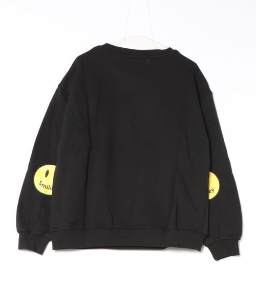 ＪＵＧＬＡＮＳ（ユグランス）の「【SMILEY FACE】スマイルカレッジトレーナー/メンズ（スウェット・メンズ・ホワイト/ブルー/ブラック・L/M/XL）」の4枚目の写真