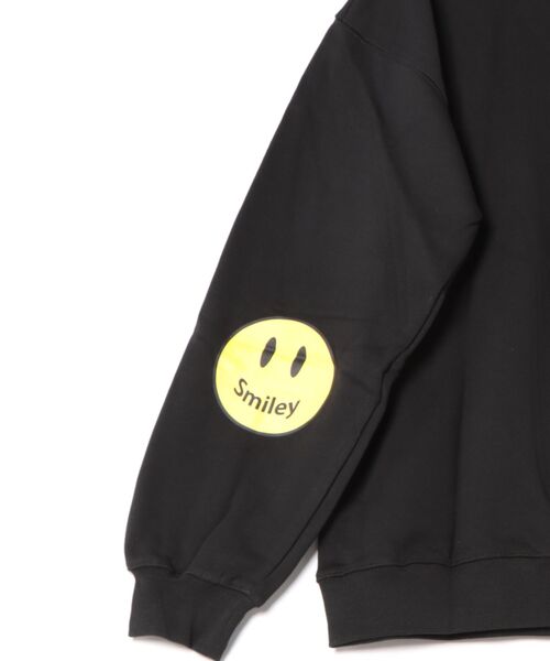 ＪＵＧＬＡＮＳ（ユグランス）の「【SMILEY FACE】スマイルカレッジトレーナー/メンズ（スウェット・メンズ・ホワイト/ブルー/ブラック・L/M/XL）」の5枚目の写真