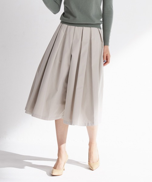 SAISON DE PAPILLON（セゾンドパピヨン）の「プリーツスカート風ガウチョパンツ（その他パンツ・レディース・ブラック/キャメル/ベージュ/ブルー・M/S/L）」の21枚目の写真