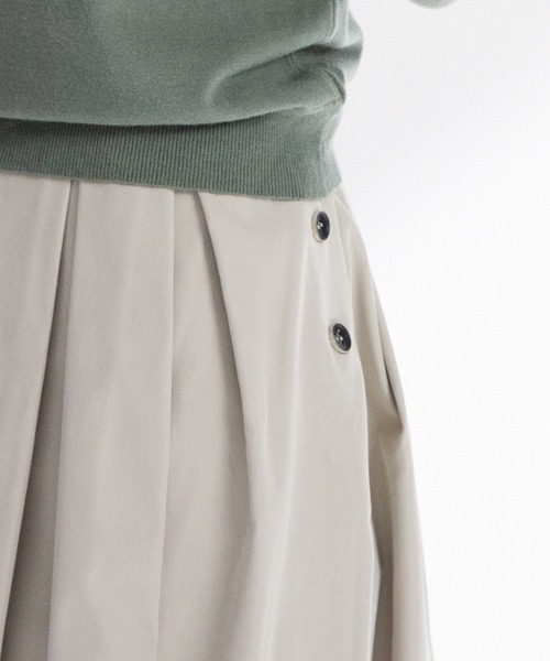 SAISON DE PAPILLON（セゾンドパピヨン）の「プリーツスカート風ガウチョパンツ（その他パンツ・レディース・ブラック/キャメル/ベージュ/ブルー・M/S/L）」の6枚目の写真