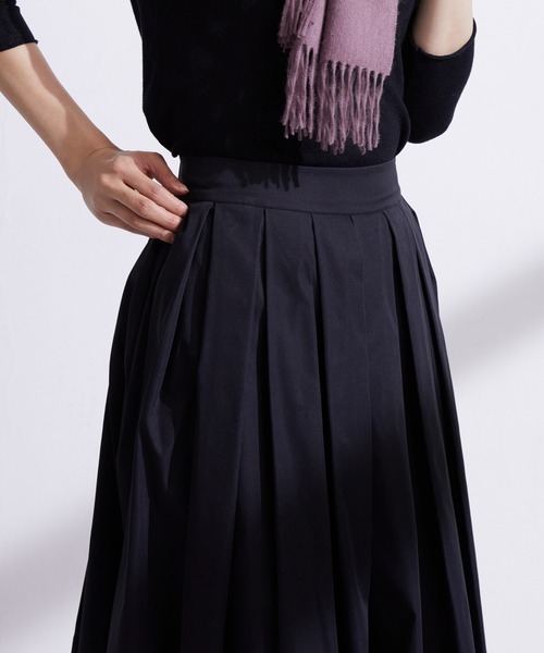 SAISON DE PAPILLON（セゾンドパピヨン）の「プリーツスカート風ガウチョパンツ（その他パンツ・レディース・ブラック/キャメル/ベージュ/ブルー・M/S/L）」の13枚目の写真
