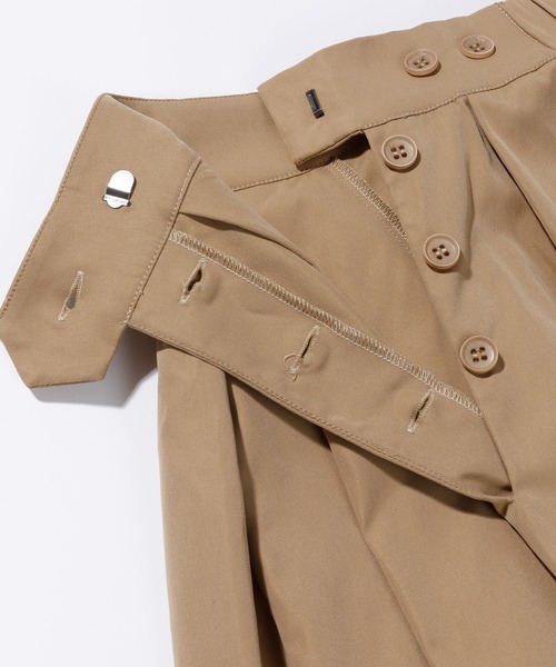 SAISON DE PAPILLON（セゾンドパピヨン）の「プリーツスカート風ガウチョパンツ（その他パンツ・レディース・ブラック/キャメル/ベージュ/ブルー・M/S/L）」の20枚目の写真