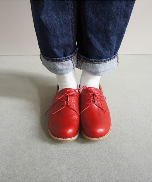 TIDEWAY(タイドウェイ)の「ICY LACE UP SHOES(ドレスシューズ・レディース・アッシュグレー/ブラック/レッド/オフホワイト・S/M/L)」の22枚目の写真
