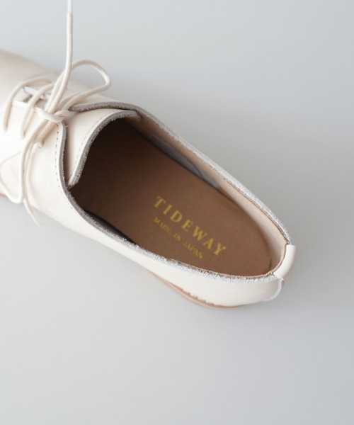 TIDEWAY(タイドウェイ)の「ICY LACE UP SHOES(ドレスシューズ・レディース・アッシュグレー/ブラック/レッド/オフホワイト・S/M/L)」の19枚目の写真
