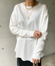 DouDou | 袖リブロンT(Tシャツ/カットソー)