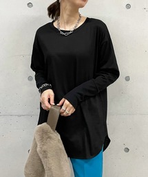 DouDou | 袖リブロンT(Tシャツ/カットソー)