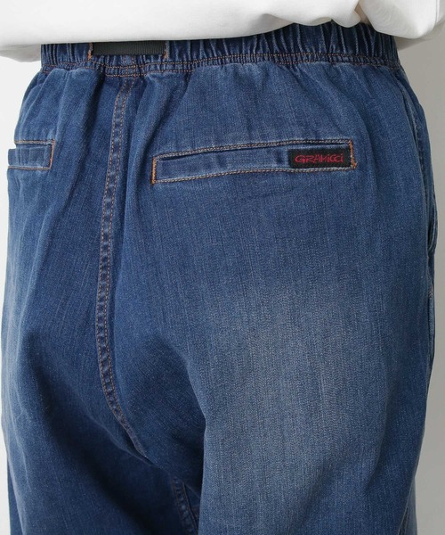 Gramicci（グラミチ）の「GRAMICCI　DENIM WIDE PANTS（デニムパンツ・メンズ・ライトインディゴブルー/インディゴブルー・LARGE/MEDIUM）」の10枚目の写真