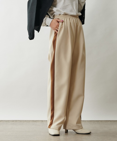 Omekashi(オメカシ)の「ラインパンツ(その他パンツ・レディース・オフホワイト/アイボリー/ネイビー・FREE)」の13枚目の写真