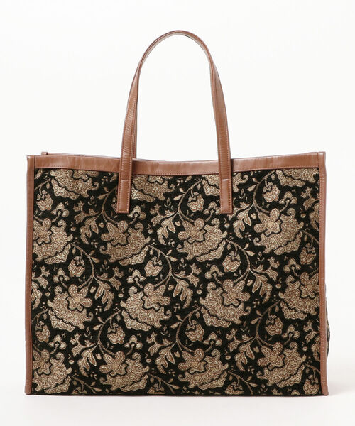 Ray BEAMS（レイビームス）の「BAGMATI × Ray BEAMS / ジャカード トートバッグ（トートバッグ・レディース・ブラック・ONE SIZE）」の5枚目の写真