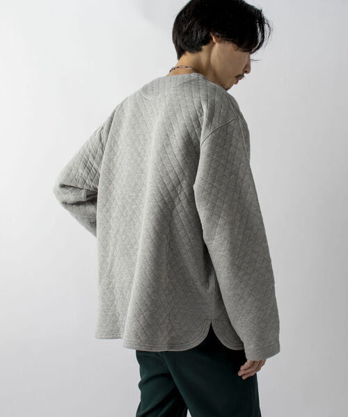 GLOSTER（グロスター）の「【GLOSTER/グロスター】キルティングZIPカーディガン（カーディガン/ボレロ・メンズ・グレー/ブラウン/ネイビー・MEDIUM/LARGE）」の20枚目の写真