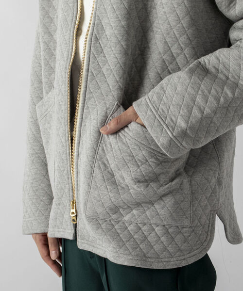 GLOSTER（グロスター）の「【GLOSTER/グロスター】キルティングZIPカーディガン（カーディガン/ボレロ・メンズ・グレー/ブラウン/ネイビー・MEDIUM/LARGE）」の13枚目の写真