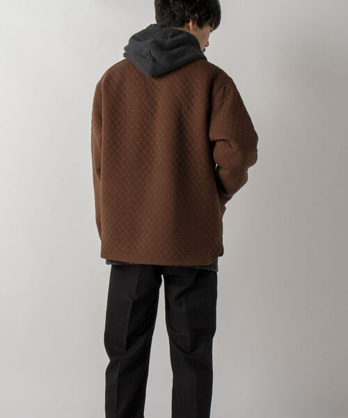 GLOSTER（グロスター）の「【GLOSTER/グロスター】キルティングZIPカーディガン（カーディガン/ボレロ・メンズ・グレー/ブラウン/ネイビー・MEDIUM/LARGE）」の10枚目の写真