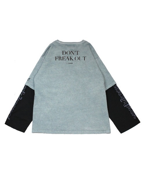 BAD BOY（バッドボーイ）の「【BADBOY】PRDX別注BADBOYレイヤードロンTee（Tシャツ/カットソー・レディース・グレー/ブラック・LARGE/MEDIUM）」の20枚目の写真