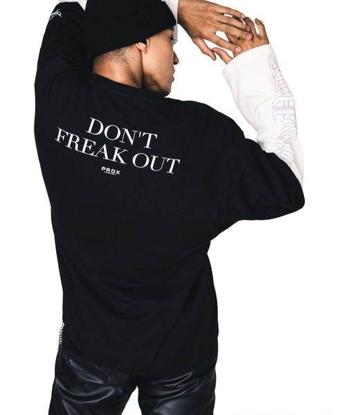 BAD BOY（バッドボーイ）の「【BADBOY】PRDX別注BADBOYレイヤードロンTee（Tシャツ/カットソー・レディース・グレー/ブラック・LARGE/MEDIUM）」の4枚目の写真