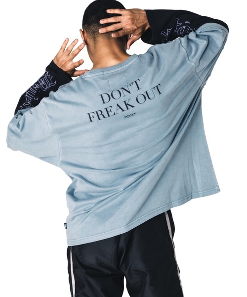 BAD BOY（バッドボーイ）の「【BADBOY】PRDX別注BADBOYレイヤードロンTee（Tシャツ/カットソー・レディース・グレー/ブラック・LARGE/MEDIUM）」の6枚目の写真