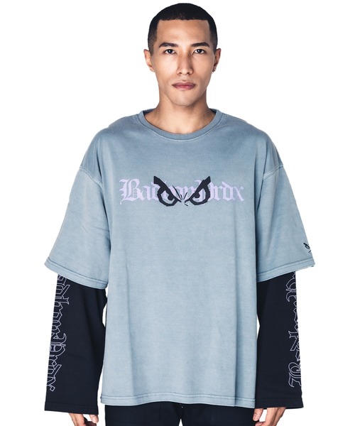BAD BOY（バッドボーイ）の「【BADBOY】PRDX別注BADBOYレイヤードロンTee（Tシャツ/カットソー・レディース・グレー/ブラック・LARGE/MEDIUM）」の13枚目の写真