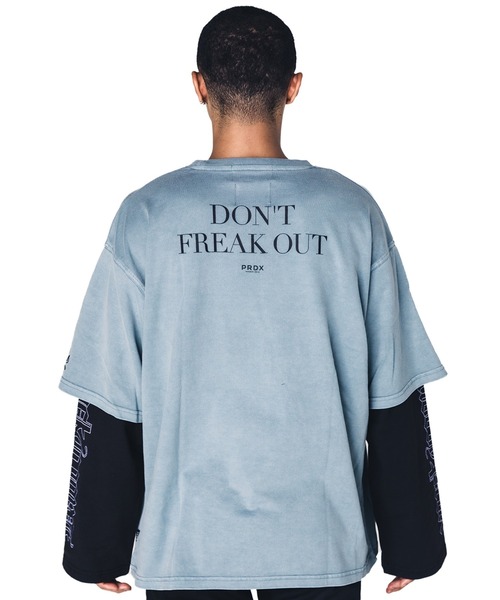 BAD BOY（バッドボーイ）の「【BADBOY】PRDX別注BADBOYレイヤードロンTee（Tシャツ/カットソー・レディース・グレー/ブラック・LARGE/MEDIUM）」の15枚目の写真