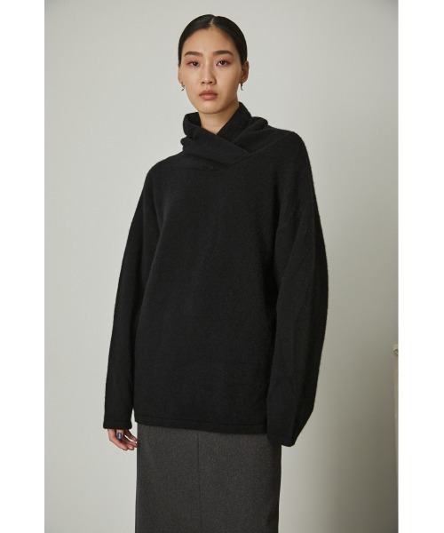 RIM.ARK（リムアーク）の「2way hood knit tops（ニット