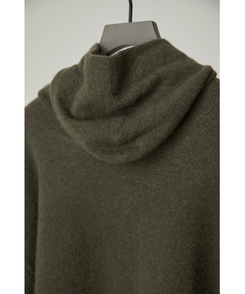 【新品タグ付き】RIM.ARK ウール混2way hood knit tops 新品タグ付き】RIM.ARK ウール混2way hood knit tops