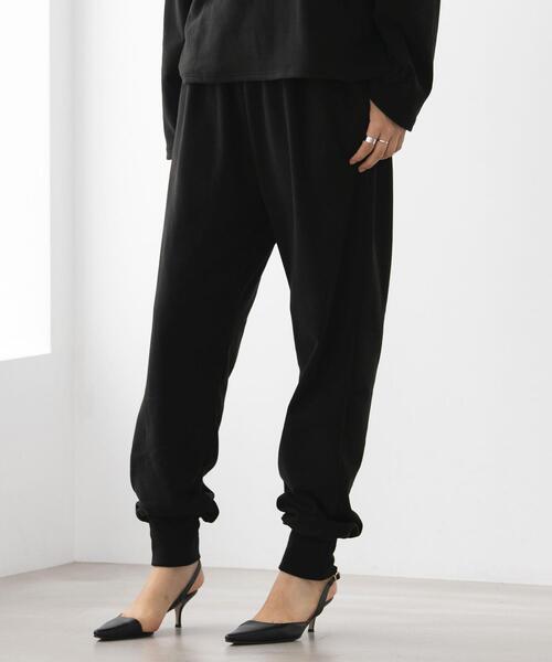 FEELING MADE（フィーリングメイド）の「FEELING MADE ストレッチマイクロフリース ジョガーパンツ <UNISEX>（スウェットパンツ・レディース・ブラック/オリーブ・SMALL/MEDIUM/LARGE）」の22枚目の写真